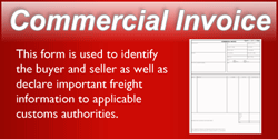 Commercial Invoice Button
