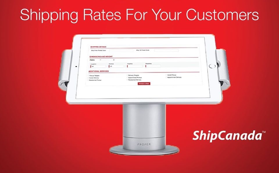 shipping rates in Canada