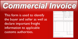 Commerical Invoice Button