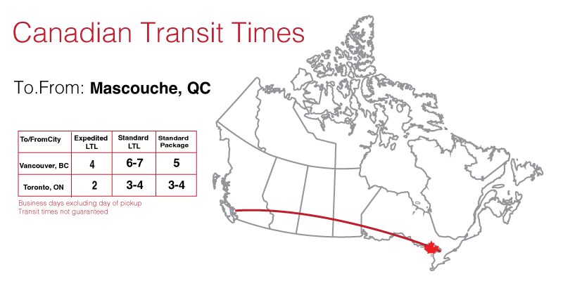Shipping Mascouche QC