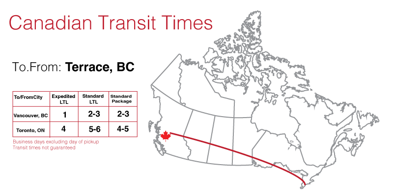 Shipping Terrace BC