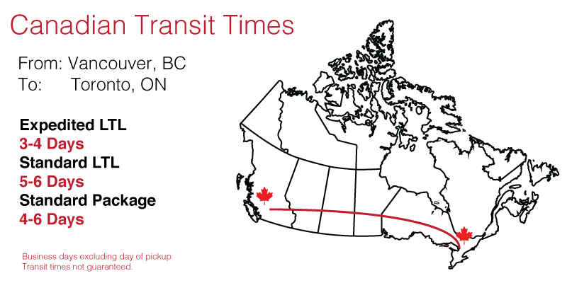 Shipping to Toronto