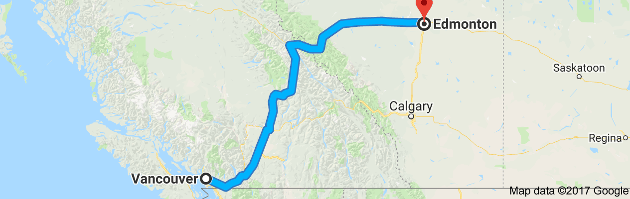 Shipping From Vancouver to Edmonton