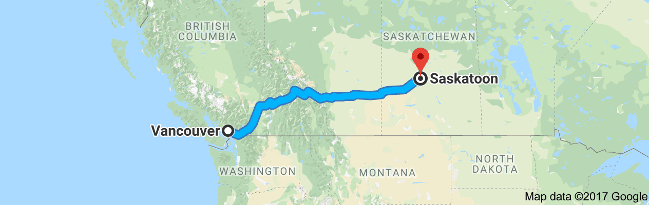 Shipping From Vancouver to Saskatoon