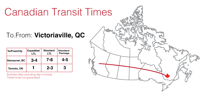 Shipping Victoriaville qc
